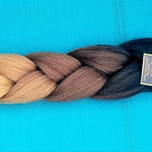 4 Packs, 24" Ombre Jumbo Braiding Hair 1b/30/27